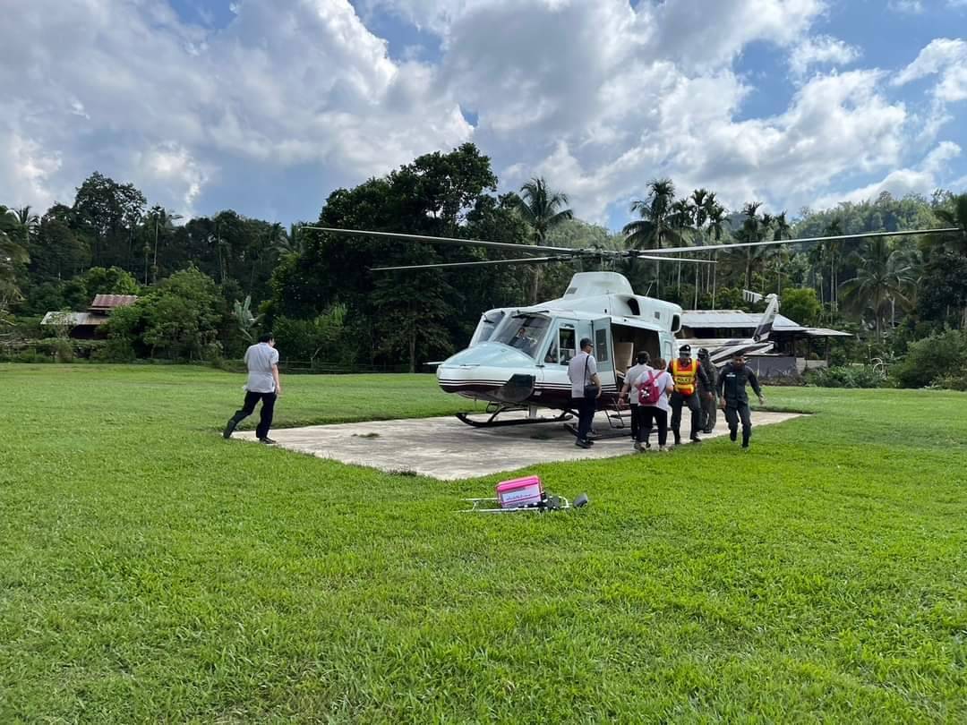 สำนักงานสาธารณสุขจังหวัดกาญจนบุรี ร่วมปฏิบัติงานหน่วยแพทย์เคลื่อนที่ พอ.สว.