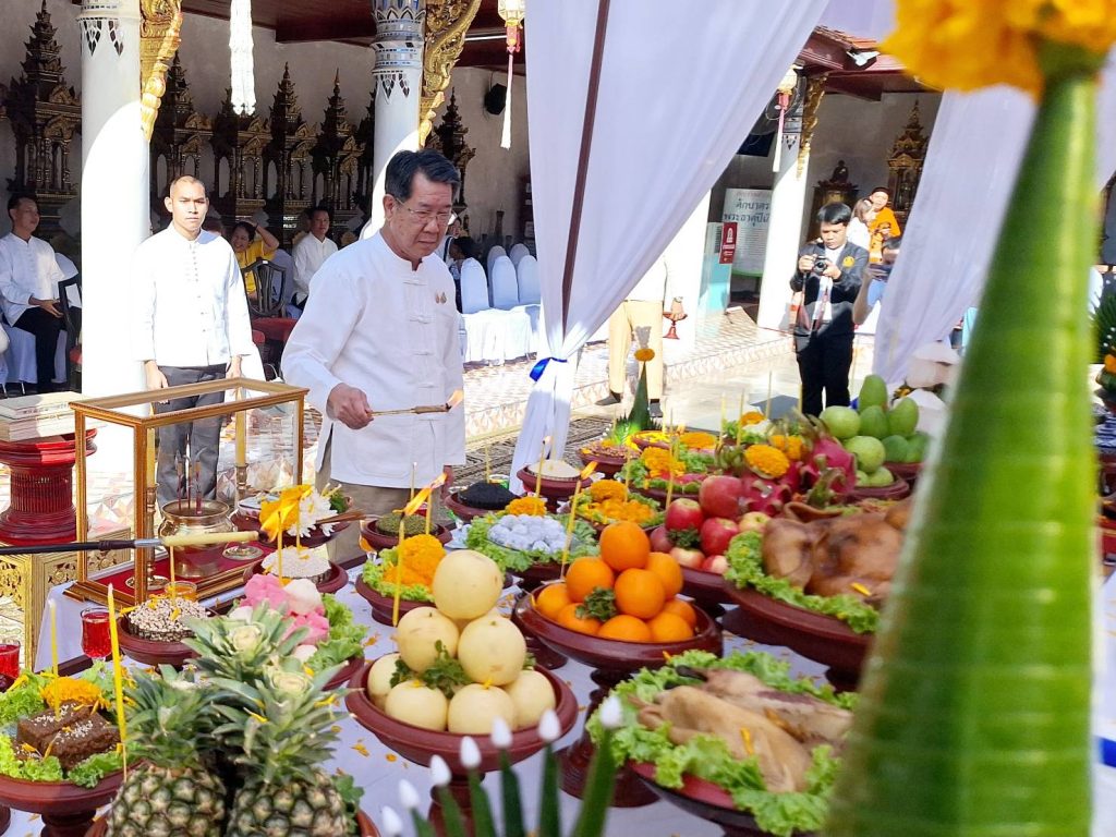 1000014087-1024x768 จังหวัดแพร่ทำพิธีบวงสรวงพระธาตุช่อแฮ บอกกล่าวสิ่งศักดิ์สิทธิ์เทวดาฟ้าดิน ก่อนจัดงานประเพณีไหว้พระธาตุช่อแฮเมืองแพร่แห่ตุงหลวง ประจำปี 2568 อย่างยิ่งใหญ่ 9 วัน 9 คืน