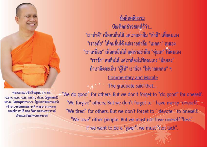1741481472990 คติธรรมยามเช้าพระธรรมวชิรธีรคุณ รศ.ดร รองอธิการบดีวิทยาเขตนครสวรรค์ เจ้าคณะจังหวัดนครสวรรค์เจ้าอาวาสวัดนครสวรรค์พระอารามหลวงวันที่ ๙ มีนาคม ๒๕๖๘
