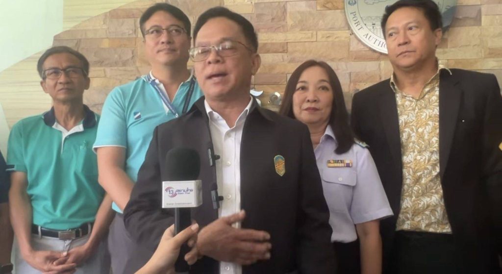 IMG_5455-1024x559 ผอ.ทลฉ.นำทีมผู้บริหารและผู้ประกอบการท่าเทียบเรือ ออกโรงยันส่วยแซงคิว