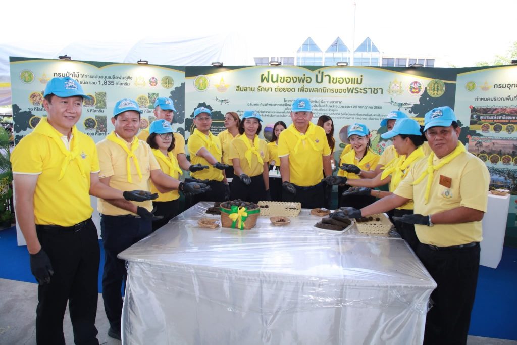 FB_IMG_1753436354795-1024x683 ฝนหลวงฯ เปิดโครงการโปรยเมล็ดพันธุ์พืชทางอากาศฯ เฉลิมพระเกียรติพระบาทสมเด็จพระเจ้าอยู่หัว “ฝนของพ่อ ป่าของแม่ สืบสาน รักษา ต่อยอด เพื่อพสกนิกรของพระราชา”